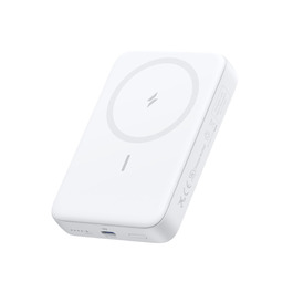 Anker Zolo Powerbank 10000mAh: Магнітний акумулятор з швидкою зарядкою 30W, бездротовий, портативний для iPhone 17/16/15, AirPods (Білий)