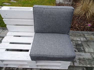 Подушка 60 x 60 x 15 см, синя