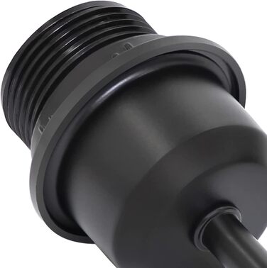 Стійка лампа ZMH Vintage - чорна металева лампа для спальні, вітальні, дитячої кімнати, офісу (2 шт.)