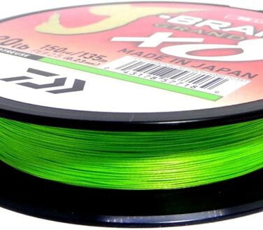 Плетена волосінь Daiwa J-Braid Grand x8E 270 м, жовто-зелена