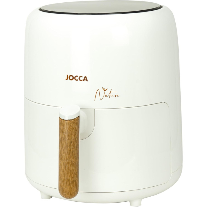 JOCCA аерофритюрниця 3,8 л, без олії, 1450 Вт, LED сенсор, енергоощадна, біла