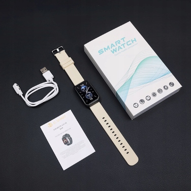 Смарт-годинник JG Smart T69, бежевий