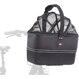 TRIXIE Front Bike Dog Basket for Small Dogs - Up to 6kg - Includes Rain Cover & Mesh Cover