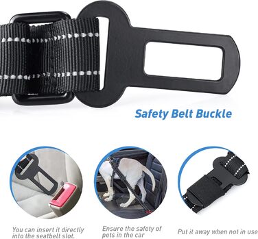 Тактична повідок для собак великих порід MegiaExist з контролем, авто-ремнем безпеки та світловідбиваючими нитками, 1.2 м, 1.8 м, повідка-телескопічна для тренувань, чорний