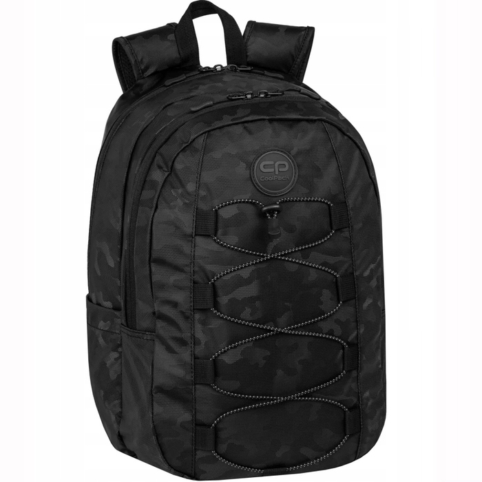 Багатовідсіковий шкільний рюкзак CoolPack, чорний, 20 л