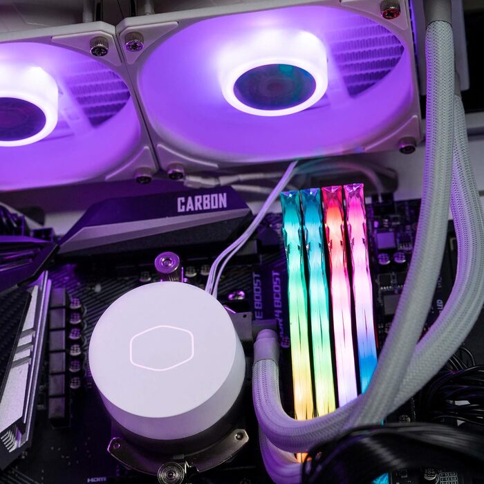 Система водяного охолодження Cooler Master MasterLiquid 240 L-V2 RGB White - для процесорів