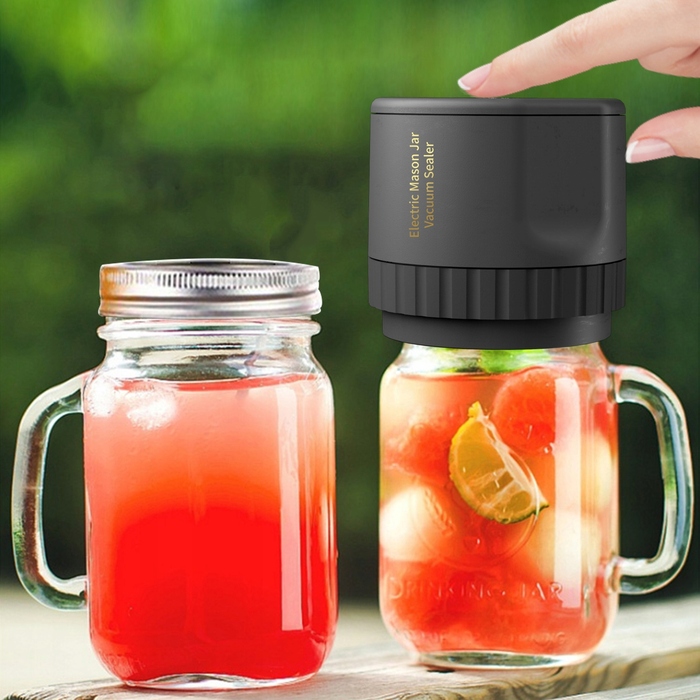 Автоматичний міні-вакууматор для банок Mason Jar (6.8 см / 8.3 см)