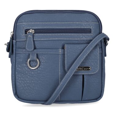 Сумка жіноча крос-боді MultiSac North South Mini Zip Around Denim (2)