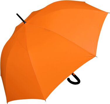 iX-brella Fiberglass Automatic Umbrella with Wetprint Color Change - Raindrops (Neon Orange)