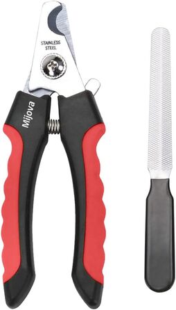 Професійний кусачок для нігтів собак та котів з захистом, рожевий