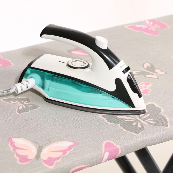 Набір для прасування KADAX з шнурком, бавовняний чохол для прасувальної дошки, підходить для парових прасок, замінний чохол з м'яким підкладом (Квіти, 148x52 см)