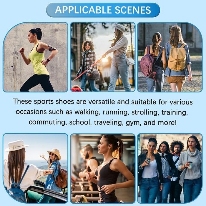 Жіночі кросівки для бігу та фітнесу: зручні та легкі, з повітряною подушкою, чорного кольору (39 EU)