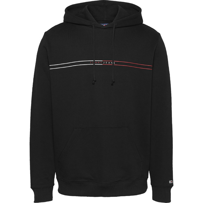 Чоловічий худі Tommy Jeans Entry Graphic з капюшоном, чорний (S)