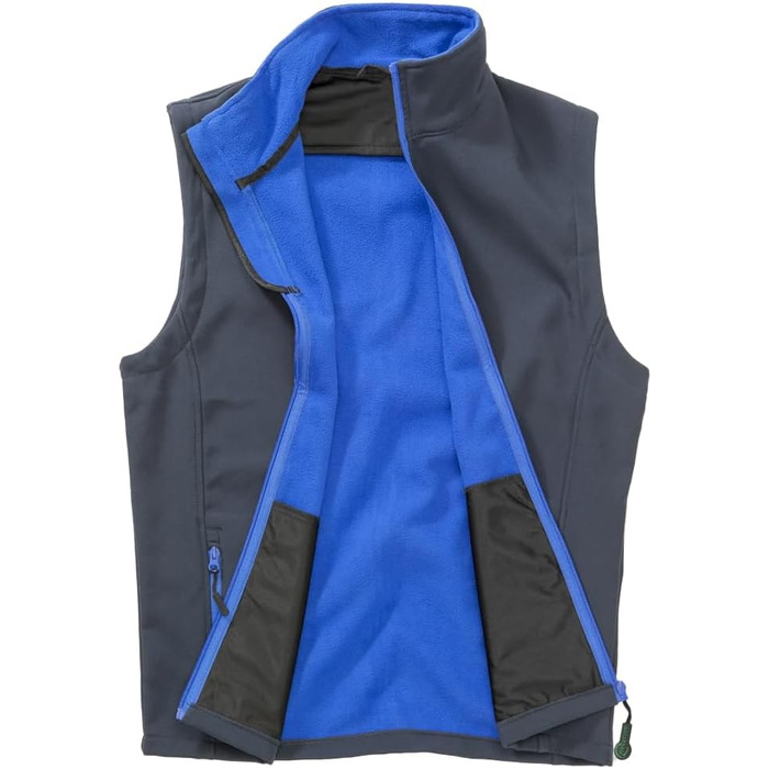 Унісекс жилет Softshell Result R232m для друку, темно-синій, розмір 4XL