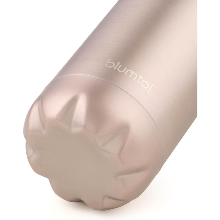 Фляга Blumtal з нержавіючої сталі: ізольована, без BPA, 500 мл, блакитний колір