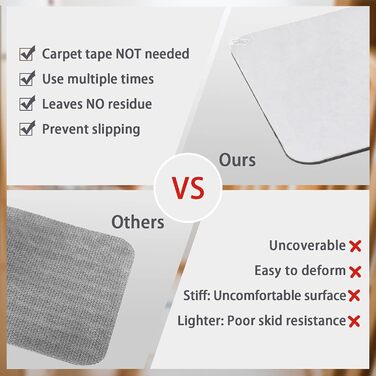 Набір сходинкових килимків MBIGM 15 шт. 20x76 см, самоклеючі, для безпеки дітей, літніх людей та домашніх тварин, сірий