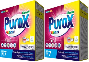 Пральний порошок PUROX Color для всіх видів текстилю, 5 кг (71 прання)