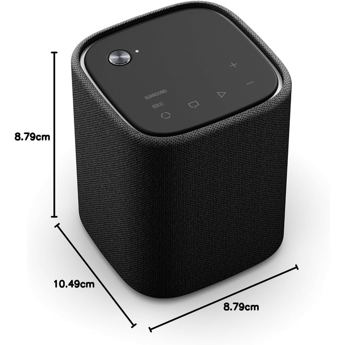 Yamaha TRUE X Speaker 1A: Бездротовий сабвуфер та Bluetooth колонка для TRUE X BAR – Чорний