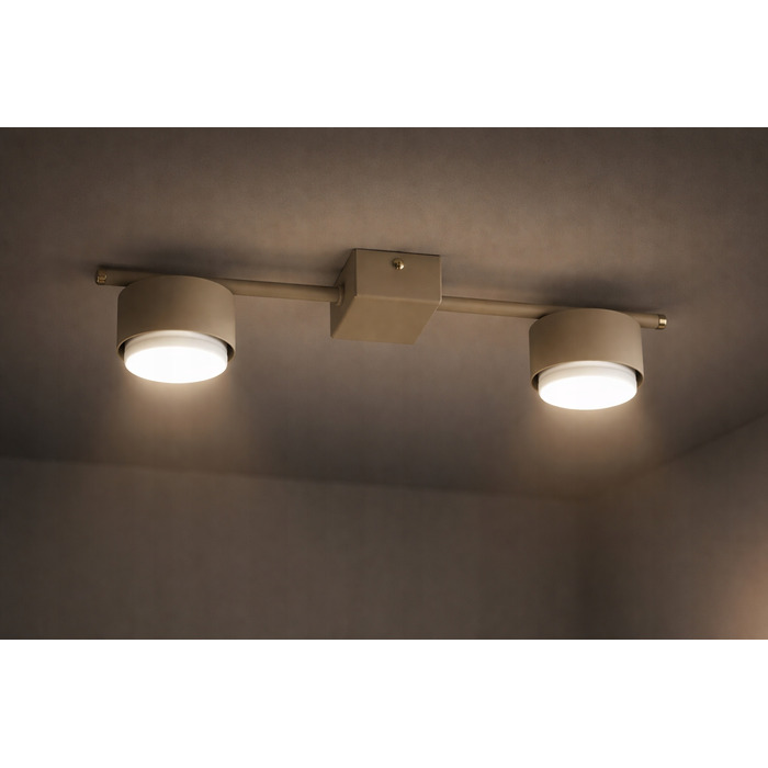 Підвісна люстра Elko-Lighting Mono Ecru 2 точки світла GX53