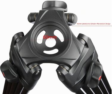 Панорамний штатив для камер VILTROX VX-18M, 188 см, з гідравлічною головкою Fluid Drag для DSLR та відеокамер, алюмінієвий