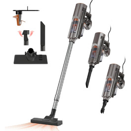 Електричний акумуляторний віник Solac Turbobat Digital Flex 29.6V AE2515 - металевий корпус, колір мідний