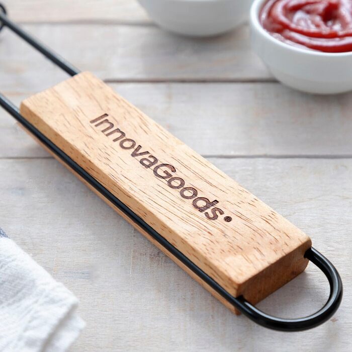 Набір гриля InnovaGoods 12 предметів: інструменти з нержавіючої сталі, термостійкі ручки, сумка для зберігання та транспортування, миється в посудомийній машині, чорний, сталь, нержавіюча сталь (для шашлику)