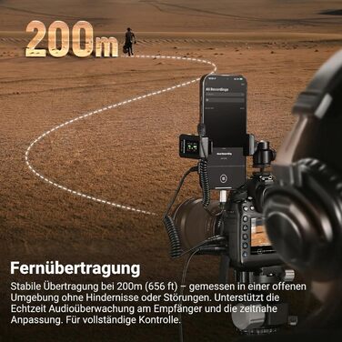 NEEWER CM28 Pro: Бездротове мікрофону з пригніченням шуму, 150м радіус дії, сумісний з iPhone, iPad, Android, DJI, Insta360, PC, Mac