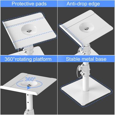 Підставка для колонок Suptek, 2 шт., чорний колір, SDM003MB (SDM001TW)