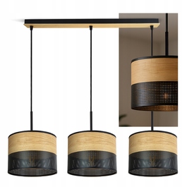 Підвісна люстра Luxolar 497 на 3 цоколі E27