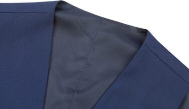 Чоловічий класичний жилет Athemen Slim Fit з V-подібним вирізом для костюма, бізнес-стиль та весіль (3XL, синій #922)