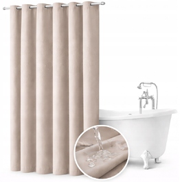 Текстильна штора для ванни NOW-ART, 200 x 180 см