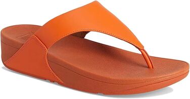 Сандалії жіночі Fitflop Lulu з шкіри, з підтримкою пальців, помаранчевий (37 EU)