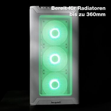 Корпус для ПК be quiet! Pure Base 501 Airflow Black з 2 вентиляторами Pure Wings 3 140mm PWM, USB 3.2 Gen 2 Type C