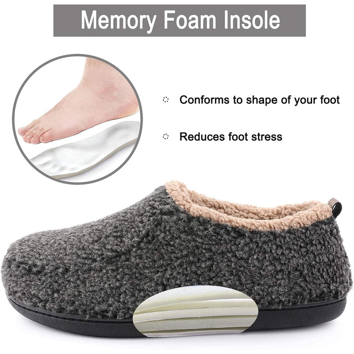 Чоловічі халапи RockDove Nomad з пам'яттю, чорні, 42.5/43.5 EU