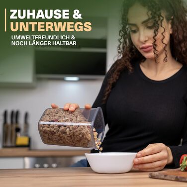 Набори контейнерів для зберігання продуктів з кришкою, 12 шт. BPA-Free, для цукру, крупи, кави, сіллю. Органайзери для кухні, герметичні контейнери для зберігання продуктів. Сірий колір.