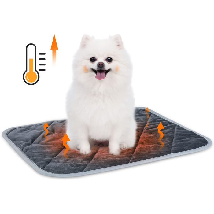 Самогріюча ковдра для котів та собак Nobleza, M 60x45 см, тепла, неслизька, миється