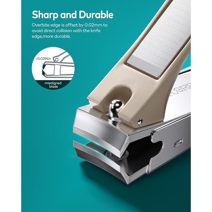 Набір для манікюру Mr. Green 3шт: кусачки, пилка, кусачки з захистом від бризок та кейс, професійний набір для чоловіків та жінок