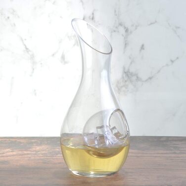 Artland Sommelier White Wine Cooler Carafe – 1050 ml Glass Jug with Elegant Ice Compartment, perfect for Chardonnay and Sauvignon Blanc