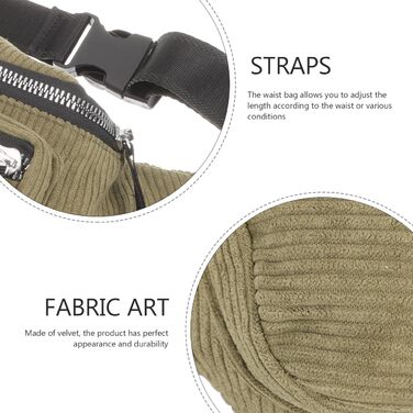 Набір поясних сумок VALICLUD (2 шт.) - поясна, наплічна сумка для жінок та дівчат, зелена