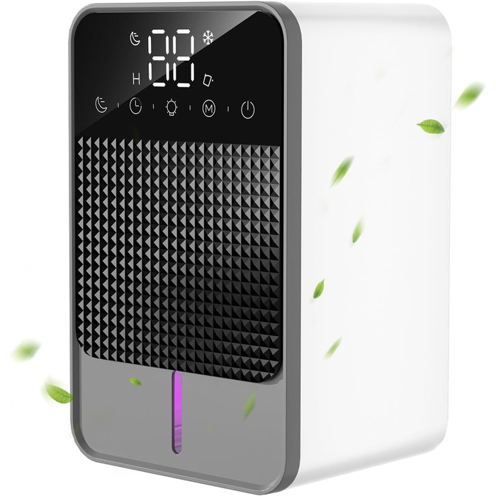 Електричний осушувач повітря Jialexin 1500 мл, портативний, тихий, з автовимкненням для квартири, ванної кімнати, підвалу та кухні