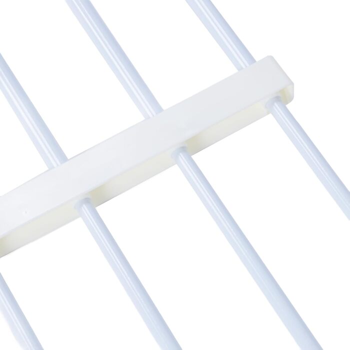 Розширюване переносне захисне ґратка для собак та дітей, сталевий каркас, чорний колір, висота 42/36 см