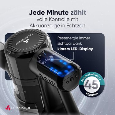 Акумуляторний пилосос 3-в-1 з LED-дисплеєм та індикатором заряду акумулятора | Безщіткова турбощітка для видалення шерсті тварин | Бездротовий пилосос-комлект без мішка для авто, килима та дому