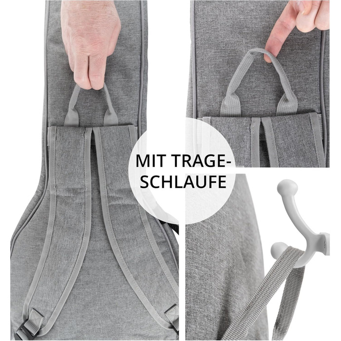 Шейман WGB-115 GY Преміум-лайн Гітара Вестерн - Водовідштовхуючий мішок Gigbag для гітари з міцним матеріалом та регульованими ременями