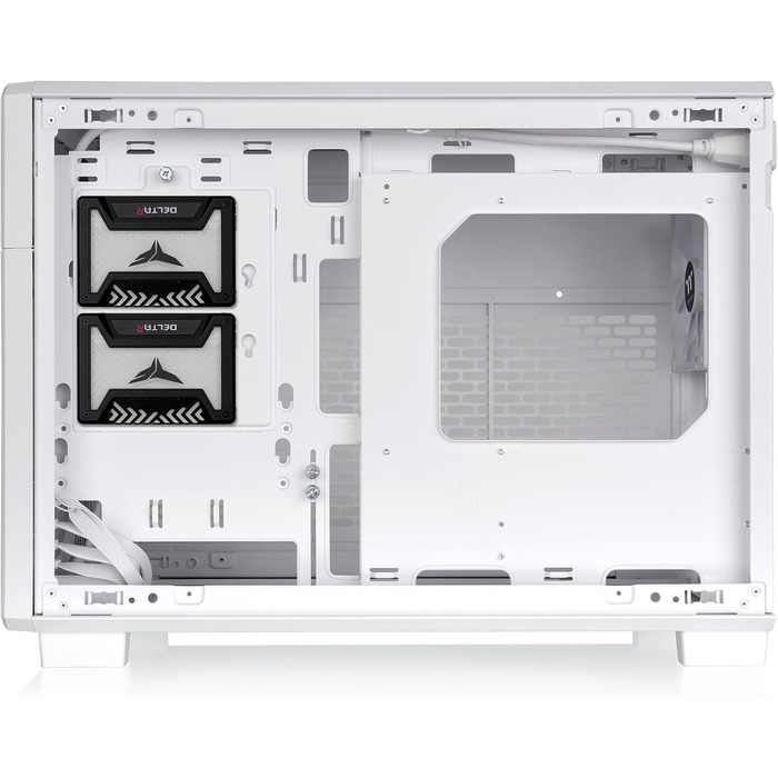 Корпус для ПК Thermaltake TR200 Micro Chassis (Micro-ATX/Mini-ITX), білий, підтримка СРО 360мм, 7 вентиляторів, USB-C