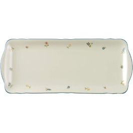 Seltmann Weiden 001.295157 Marieluise Streublume Cake Plate, Square, Porcelain, Multicolor