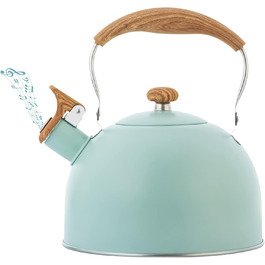 Чайник-заварник зі свистком, нержавіюча сталь, Induktion, для всіх плит, з ергономічною ручкою