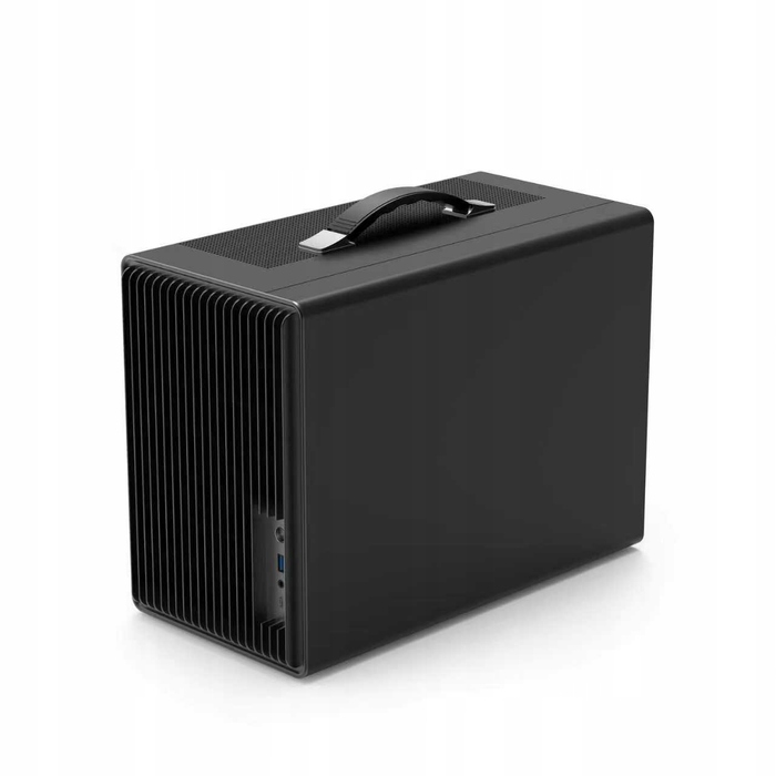 Корпус для міні-ПК, M-ATX, ITX, сітчастий, з ручкою, 3x aRGB вентилятори, WP40