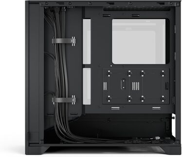 Корпус для ПК Fractal Design Pop Air 2 Black Mesh ATX, 3x 120 мм вентилятори, загартоване скло, RGB, чорний