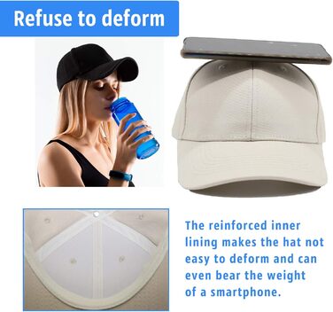 Кепка бейсболка унісекс, 100% бавовна, регульована, однотонна, універсальний розмір, сонцезахисна шапка