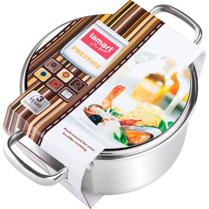 Каструля традиційна Lamart Prestige, 2,5 л